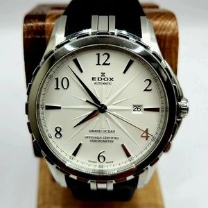 EDOX AUTOMATIC -GRAND OCEAN- FULL SET -PREVIOUSLY OWNED